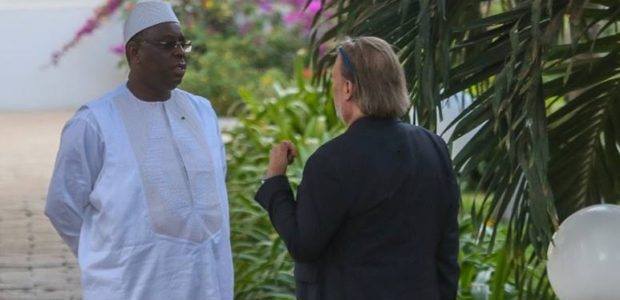 Macky Sall et Lionel Mandeix