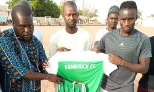 Remise du lot de maillot