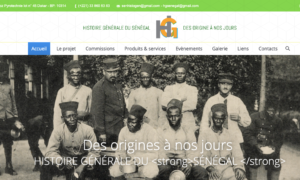 Indignation : le site de la commission chargée d’écrire l’histoire générale du Sénégal réalisé par un particulier