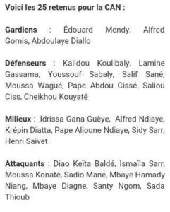 Can 2019 : Aliou Cissé présélectionne 25 lions, convoque Saliou Ciss, zappe Kara Mbodj et Habib Diallo