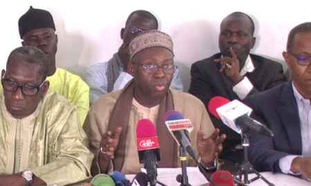 Mamadou Diop Decroix - Mamadou Lamine Diallo - Abdoul Mbaye, membres de l'Opposition sénégalaise