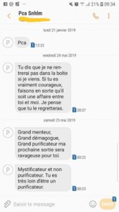 PCA SN HLM - messages de Moustapha Fall Ché à Ibrahima Camara