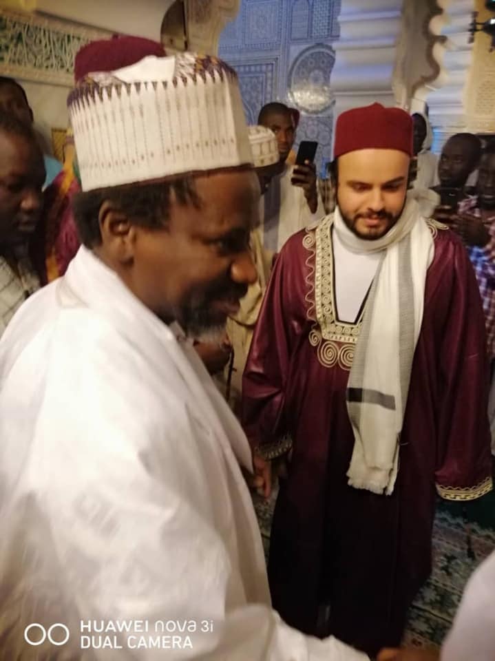 Photos : Cheikh Mahy Cissé à la Zawiya de Seydina Cheikh Ahmad Tidiany