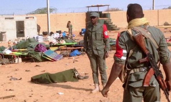 scène de crime au Mali des morts