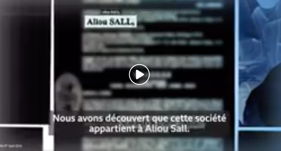 Document BBC enquete pétrole Sénégal Aliou Sall Frank Timis
