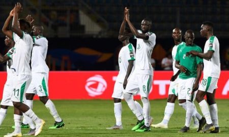 Les Lions du Sénégal après leur victoire sur la Tanzanie