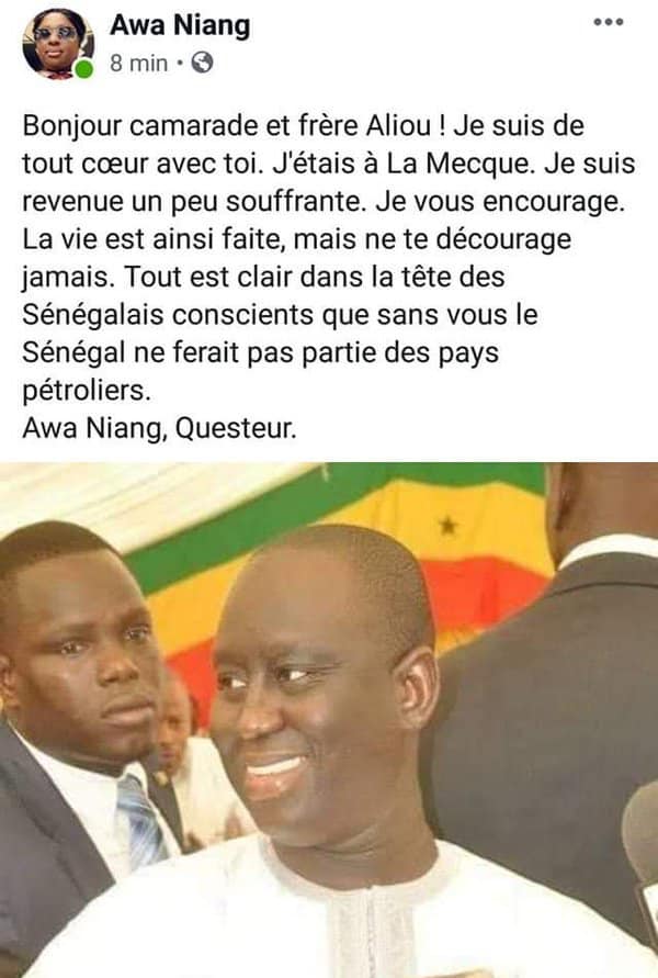 Post Awa Niang Aliou Sall