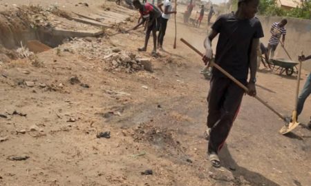 Kaolack : la JESC rend propre les alentours du lycée Ibrahima Diouf de Bongré