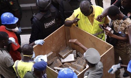 Au Sénégal : 1107 kilogrammes de cocaïne estimés à près de 90 milliards incinérés par la Douane