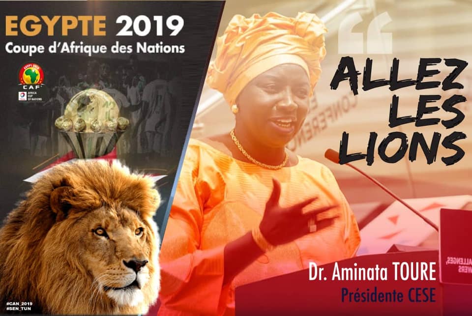 Finale , la Can 2019 , le message de soutien , Dr Aminata Touré , Lions