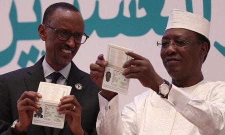 Le passeport africain Kagame - Idriss déby