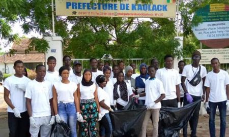 Kaolack : l’UJDS s'engage dans la lutte contre les déchets plastiques