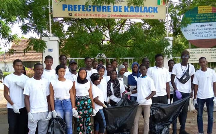 Kaolack : l’UJDS s'engage dans la lutte contre les déchets plastiques