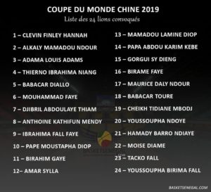 Mondial Basket : Moustapha Gaye convoque 24 joueurs, zappe Maleye Ndoye et Xane d’Almeida