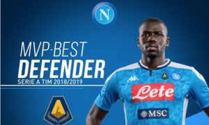 Série A : Kalidou Koulibaly meilleur défenseur de la saison 2018/2019 (Officiel)