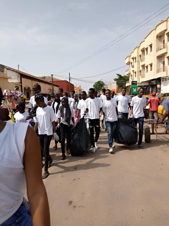 Kaolack : l’UJDS s'engage dans la lutte contre les déchets plastiques