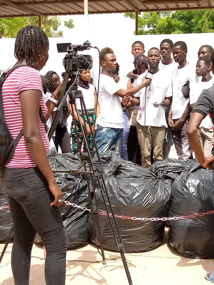 Kaolack : l’UJDS s'engage dans la lutte contre les déchets plastiques