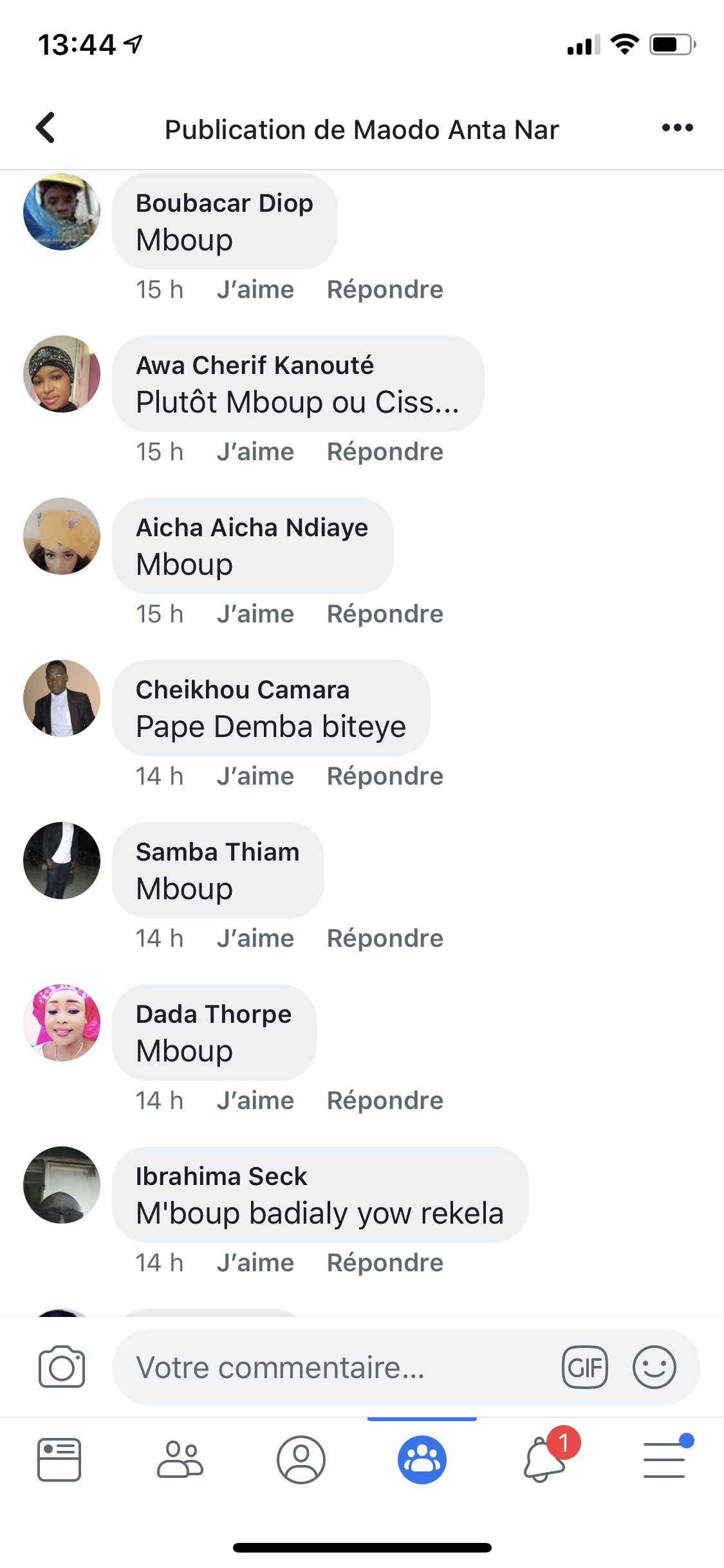 Sondage sur le futur Maire de Kaolack : Serigne Mboup devance largement Mariama Sarr