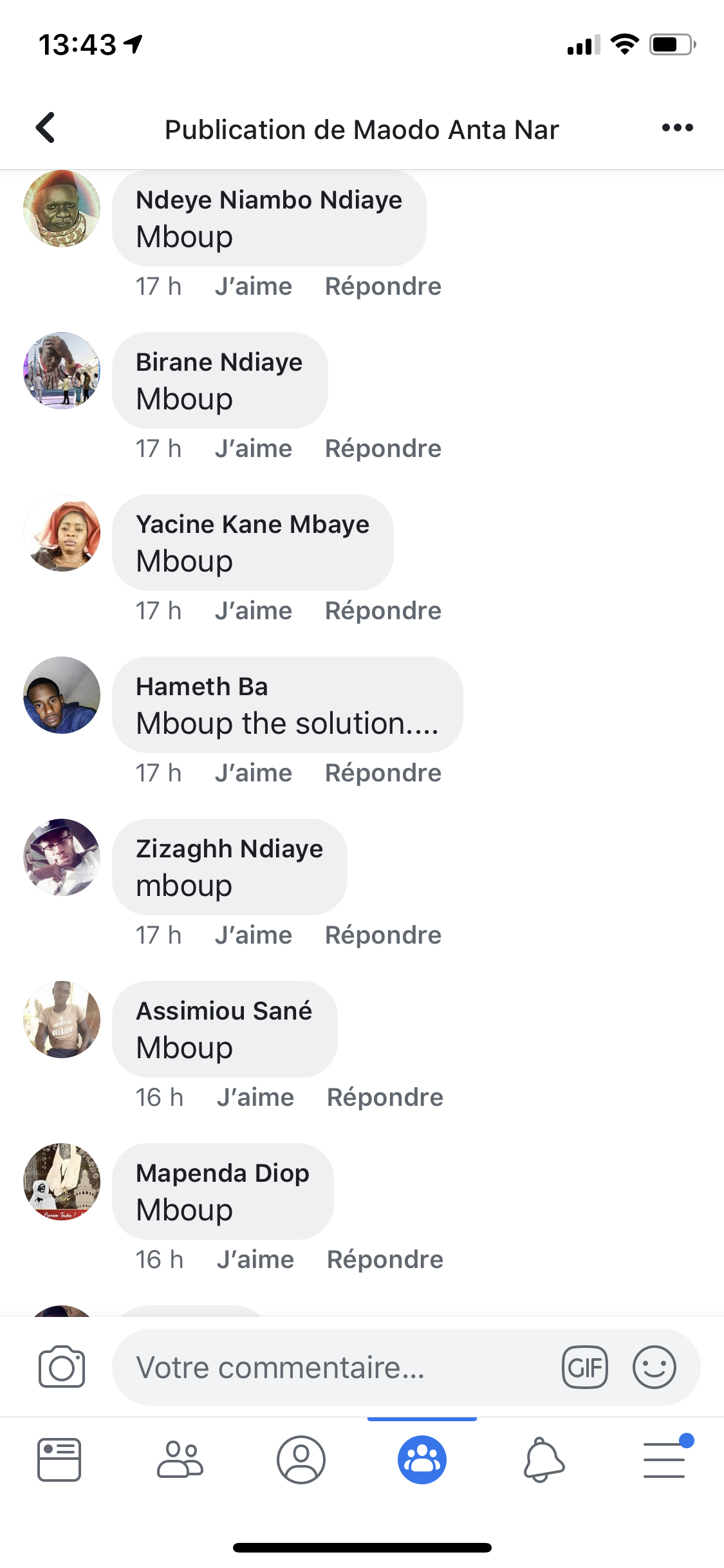 Sondage sur le futur Maire de Kaolack : Serigne Mboup devance largement Mariama Sarr  