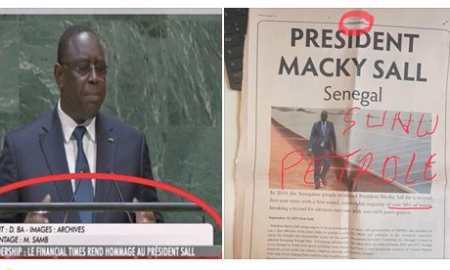 Macky Sall pub Financial Times RTS1