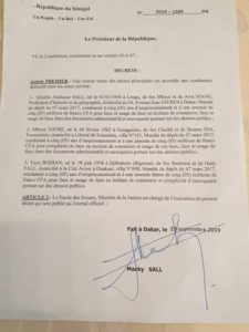 Khalifa Sall est libre : voici le document qui le prouve