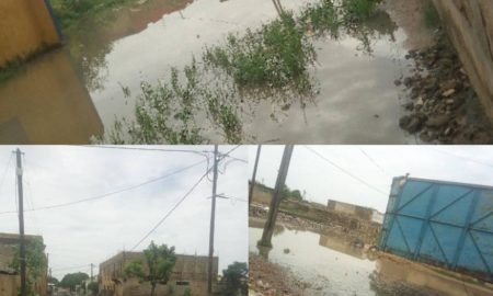 Kaolack : les eaux submergent le quartier de Sam, les rues impraticables