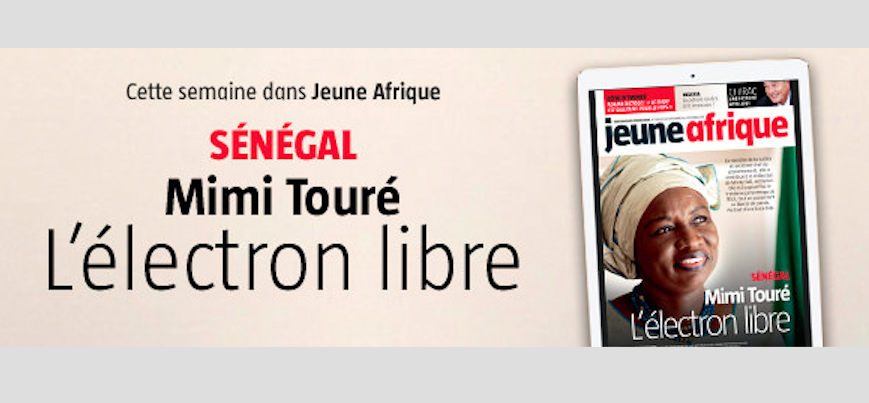 Aminata Touré à la Une de JeuneAfrique