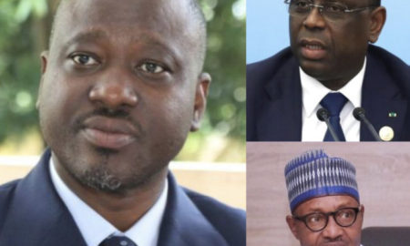 Guillaume Soro - Macky Sall - Muhammadu Buhari