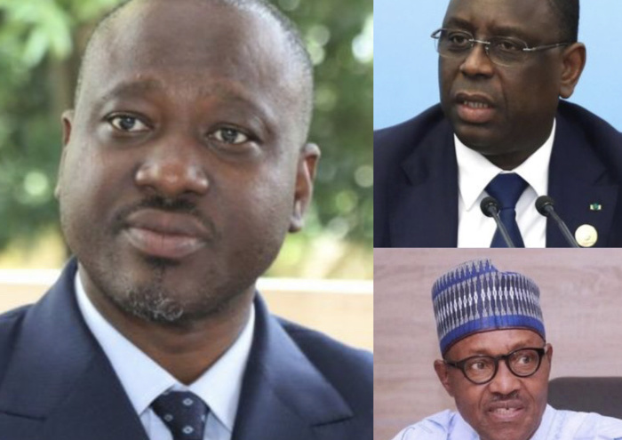 Guillaume Soro - Macky Sall - Muhammadu Buhari