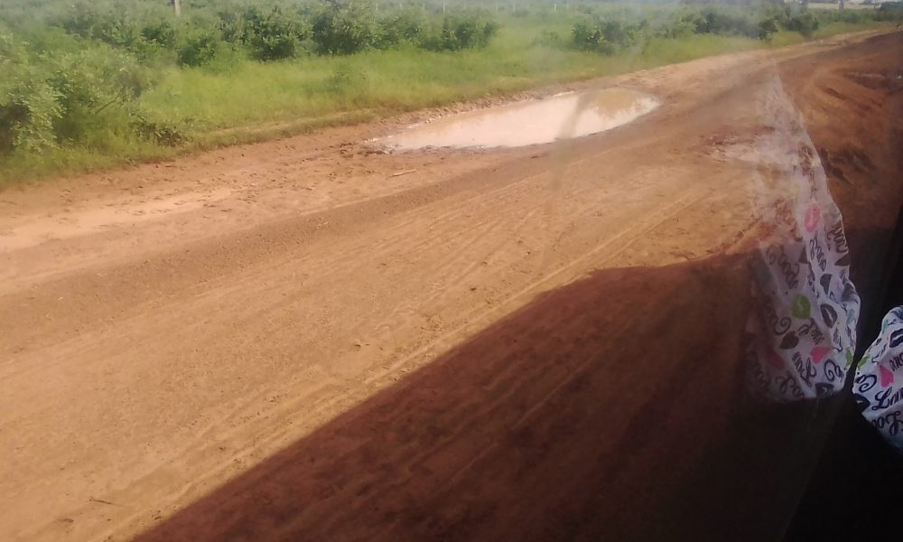 Kaolack : regardez le mauvais état de la route Mbadakhoune-Kahone