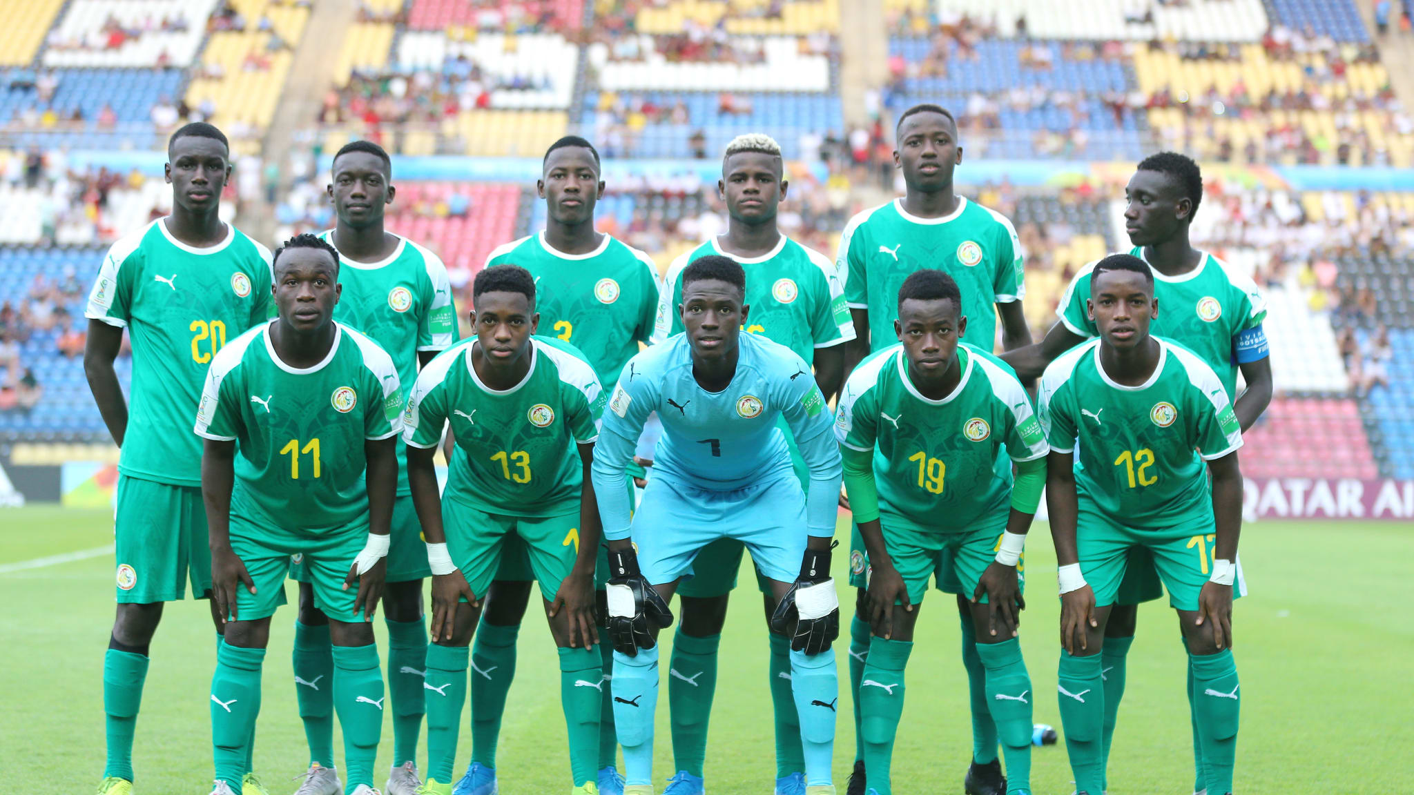 les lionceaux U17 du Sénégal