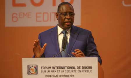 Macky Sall forum de dakar 2019