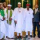 Muhammadu Buhari recevant Baba Lamine Niass au Nigéria