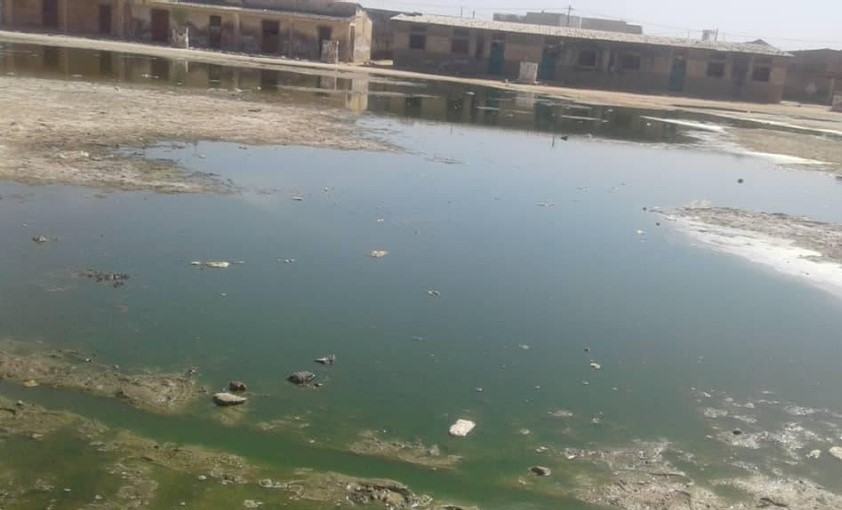 Kaolack : l'école Amadou Tanor Dieng submergée par les eaux usées