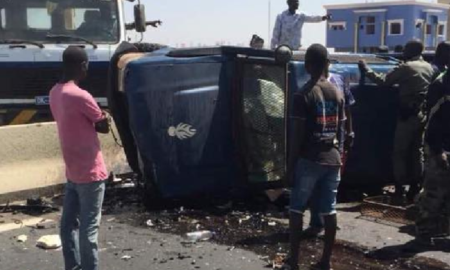 Urgent - Kaffrine: un grave accident d’un véhicule de la gendarmerie fait plusieurs blessés