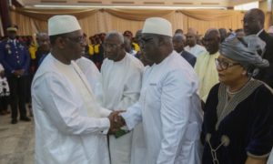 Macky Sall saluant Famara Ibrahima Sagna