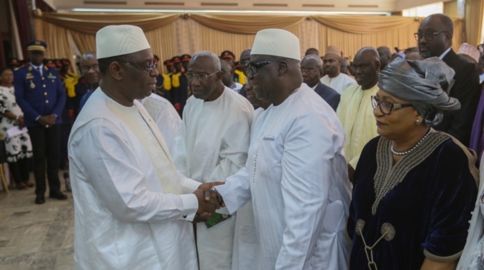 Macky Sall saluant Famara Ibrahima Sagna