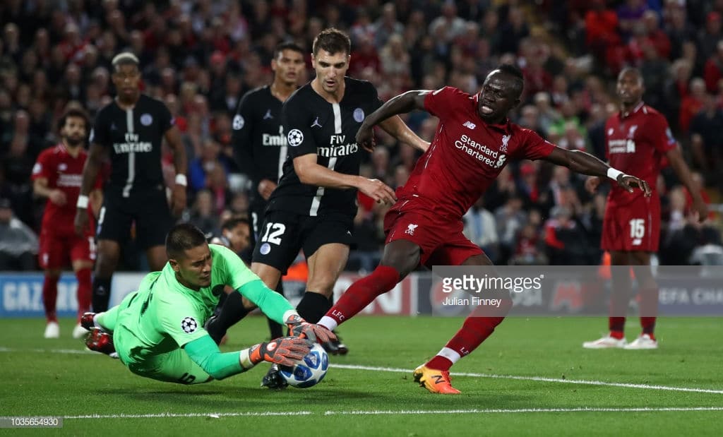 Sadio Mané Liverpool vs PSG