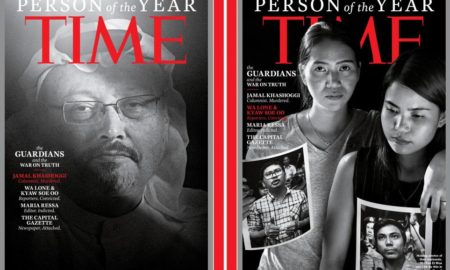 le journaliste Jamal Khashoggi et les deux journalistes birmans de Reuters emprisonnés