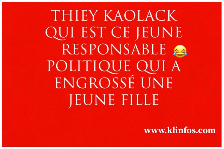 Thiey Kaolack (acte1): Qui est ce jeune responsable politique qui a engrossé une fille à Kaolack