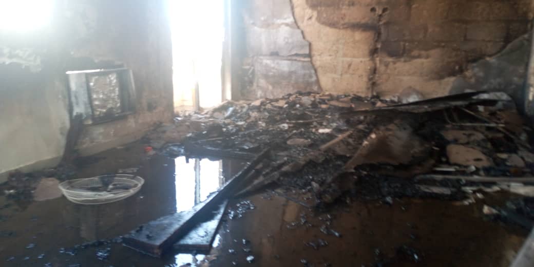 Kaolack : grave incendie à la radio Baye fm à Médina Baye Niass