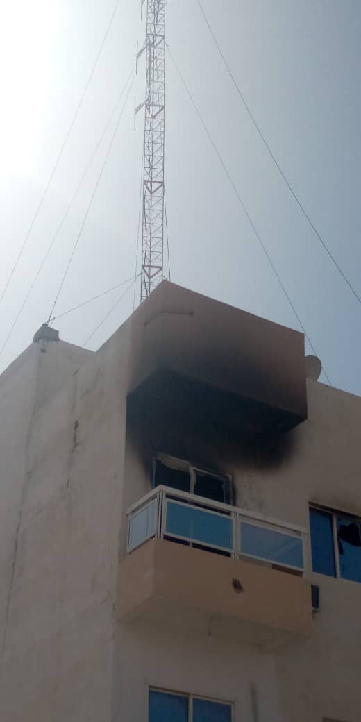 Kaolack : grave incendie à la radio Baye fm à Médina Baye Niass