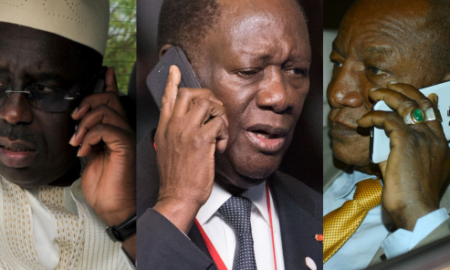 Macky Sall - Alassane Ouattara - Alpha Condé