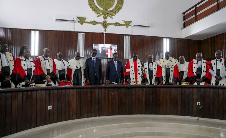 Macky Sall président de la république Sénégal rentrée des cours et tribunaux