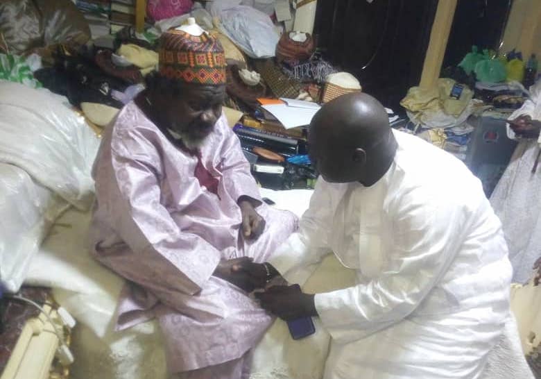 Moussa Fall reçu par imam Cheikh Tidiane Cissé