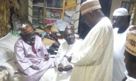 Moussa Fall reçu par imam Cheikh Tidiane Cissé