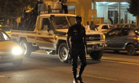 Police sénégalaise nuit