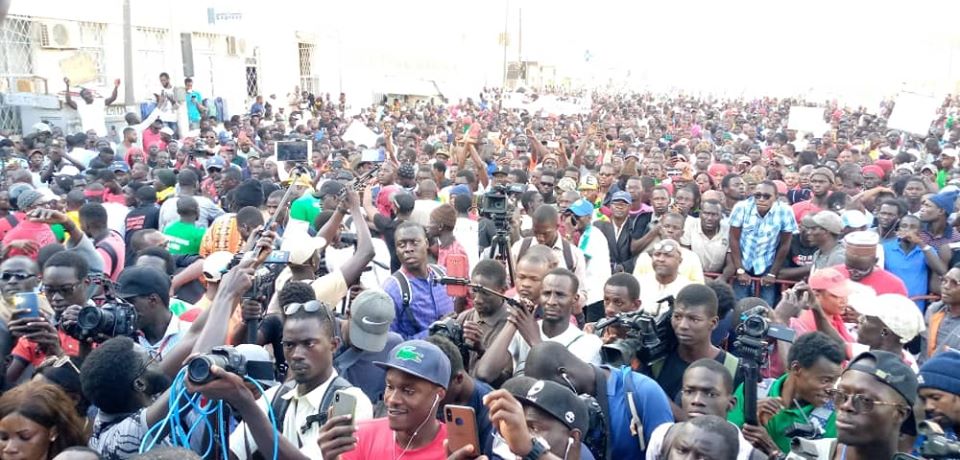 Manifestation : les images de la forte mobilisation de Noo Lank à Dakar