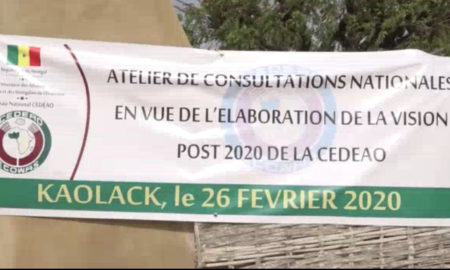 Élaboration de la vision post 2020 de la Cedeao: un atelier de consultations nationales tenu à Kaolack