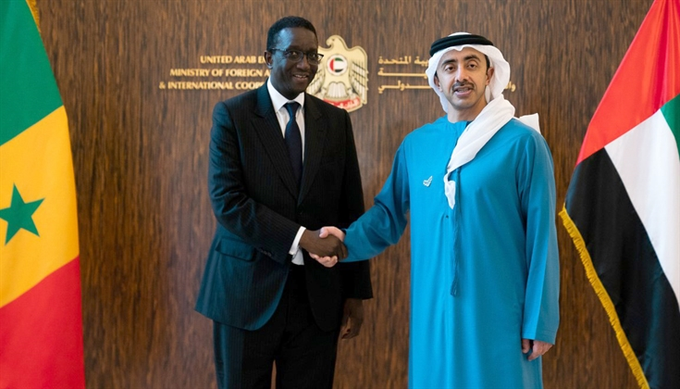 Amadou Ba reçu par son homologue Abdullah bin Zayed